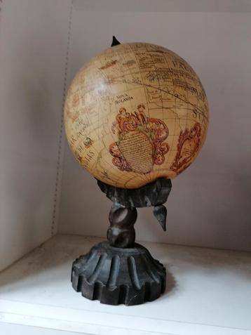 Vintage kleine wereldbol 