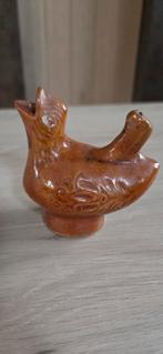 Terracotta fluitje in vorm van vogel, Antiek en Kunst, Ophalen of Verzenden