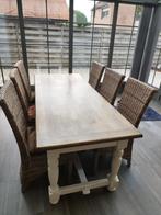 Tafel landelijke stijl, Huis en Inrichting, Complete eetkamers, Ophalen, Gebruikt
