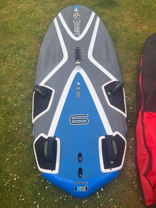Exocet S6 Lightwind Windsurfboard 149 liter, Watersport en Boten, Windsurfen, Zo goed als nieuw, Plank, Minder dan 250 cm, Met vin(nen)