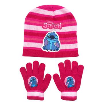 Stitch Handschoenen met Muts - Licht of Donker Roze - Disney beschikbaar voor biedingen