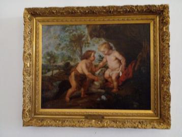 Peinture école Flamande Rubens XVIIe, Enlèvement
