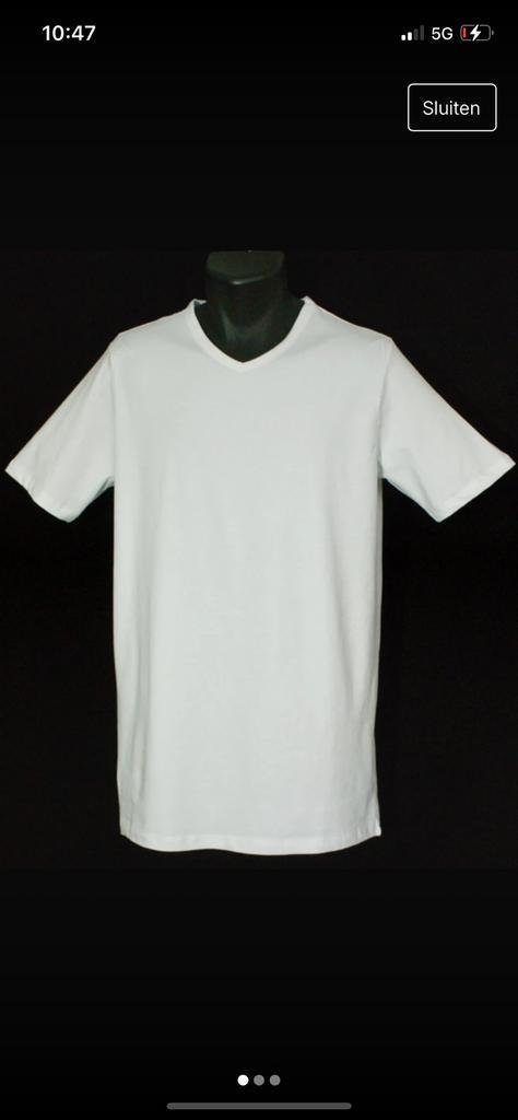 Lot de 2 t-shirts longs, neufs, conforme normes GIRAV, Vêtements | Hommes, T-shirts, Neuf, Autres tailles, Blanc, Enlèvement ou Envoi