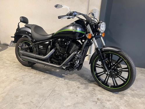 Kawasaki VN900 Vulcan Custom met cruiser uitlaten in zeer mo, Motoren, Motoren | Kawasaki, Bedrijf, Chopper, 12 t/m 35 kW