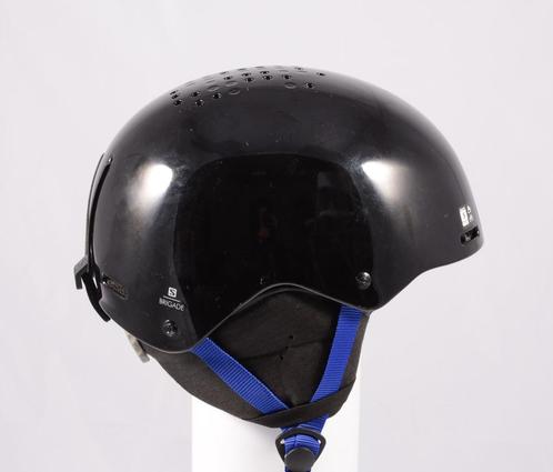 53 54 55 56 cm dames ski helm SALOMON BRIGADE, Black/dark, Sport en Fitness, Skiën en Langlaufen, Gebruikt, Overige typen, Ski