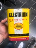 Bidon d’huile olieblik oil olie blik vintage Elektrion vide
