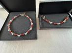 Juwelenset (halsketting en armband), Overige materialen, Met strass, Ophalen of Verzenden, Zo goed als nieuw