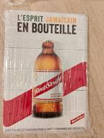 Jamaicaanse Red Stripe bierreclame 50 x 34 cm, Verzamelen, Ophalen of Verzenden, Gebruikt, Overige typen, Overige merken