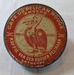 Vintage Pelikaan Koffie blikje – proefdoosje (Antwerpen), Ophalen of Verzenden, Gebruikt, Koffie, Overige merken