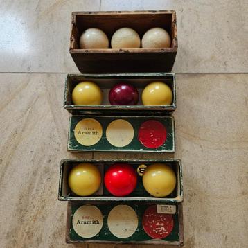 Biljartballen beschikbaar voor biedingen