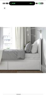 Lit malm ikea 180x200 avec sommiers parfait état, Maison & Meubles, Chambre à coucher | Lits, Comme neuf, 180 cm, Deux personnes
