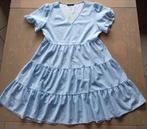 jurk, Blauw, Knielengte, Gedragen, Shein