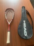 Squash racket met hoes, Sport en Fitness, Squash, Ophalen, Zo goed als nieuw, Racket, Met hoes