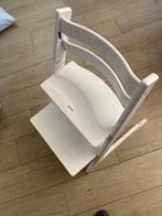 2X Stokke stoel wit, Kinderen en Baby's, Ophalen of Verzenden, Gebruikt, Meegroeistoel, Stoelverkleiner