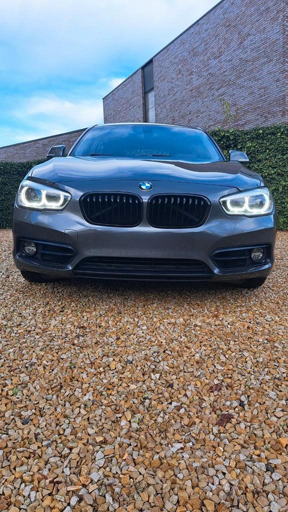 BMW 120I, SportLine, 2018, 5 deurs, grijs, Auto's, BMW, Particulier, 1 Reeks, ABS, Airbags, Airconditioning, Bluetooth, Boordcomputer