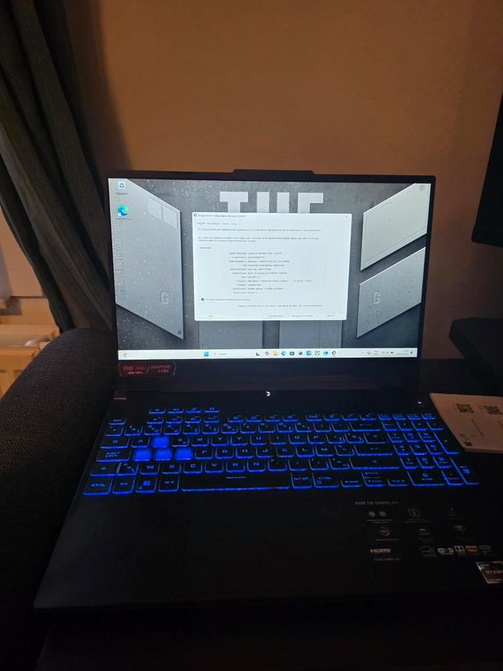 Asus tuf gaming a15 gaming laptop, Computers en Software, Desktop Pc's, Gaming, Ophalen