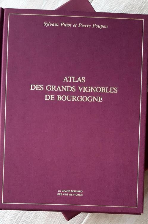 RARE Atlas des grands vignobles de Bourgogne 2 volumes, Collections, Vins, Comme neuf, Enlèvement ou Envoi