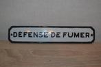 Plaque émaillée Défense de Fumer, Enlèvement ou Envoi, Utilisé