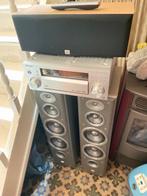 Boxen jbl ES35 center en jbl E80 Northridge vloerboxen, Ophalen, Gebruikt, JBL, 120 watt of meer