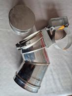 Inox kachel onderdelen, Ophalen, Inox