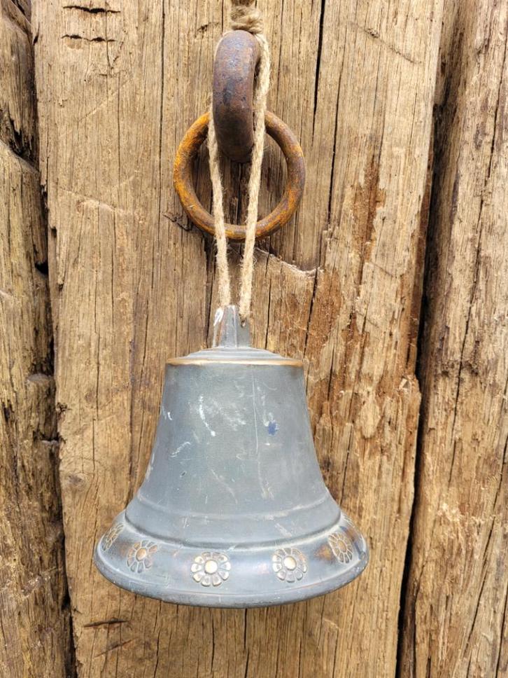 Grote antieke bronze scheepsbel bel voor in cafe bar pub, Antiek en Kunst, Curiosa en Brocante, Ophalen of Verzenden