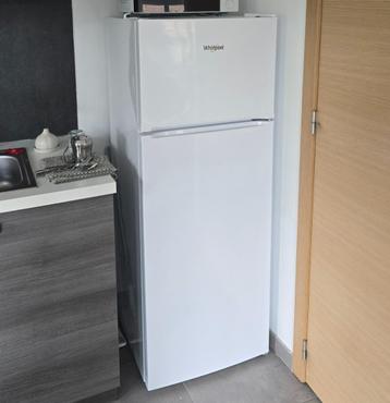 Whirlpool Koel-vriescombinatie, Avec compartiment congélateur, Comme neuf, 200 litres ou plus, 45 à 60 cm