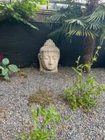 Levensgroot Boeddha-hoofd te Edegem., Tuin en Terras, Ophalen