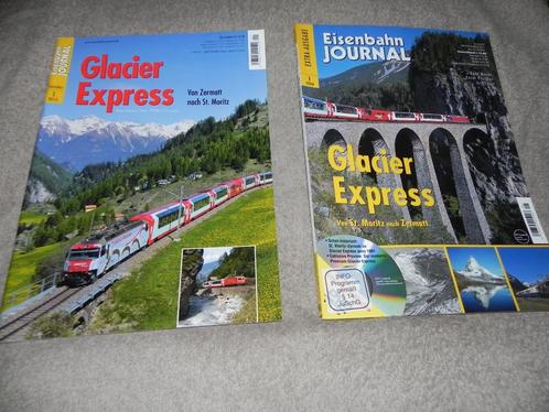 2 Revues Eisenbahn Journal  RhB GLACIER EXPRESS, Hobby & Loisirs créatifs, Trains miniatures | HO, Comme neuf, Livre, Revue ou Catalogue
