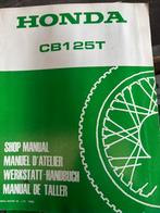 Workshopmanual Honda CB125 TD, Motoren, Handleidingen en Instructieboekjes, Ophalen of Verzenden, Honda