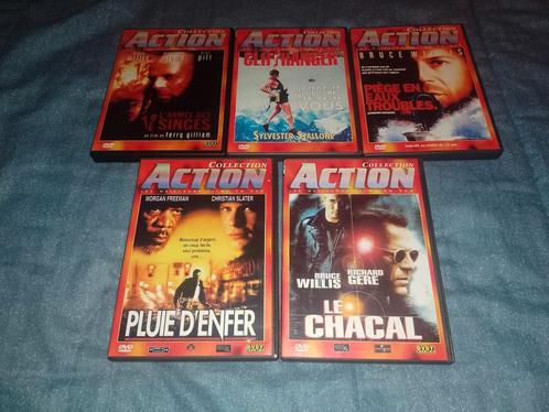 Te koop lot van 5 dvd-films uit de Action-collectie, Cd's en Dvd's, Dvd's | Actie, Zo goed als nieuw, Actie, Vanaf 12 jaar, Ophalen of Verzenden