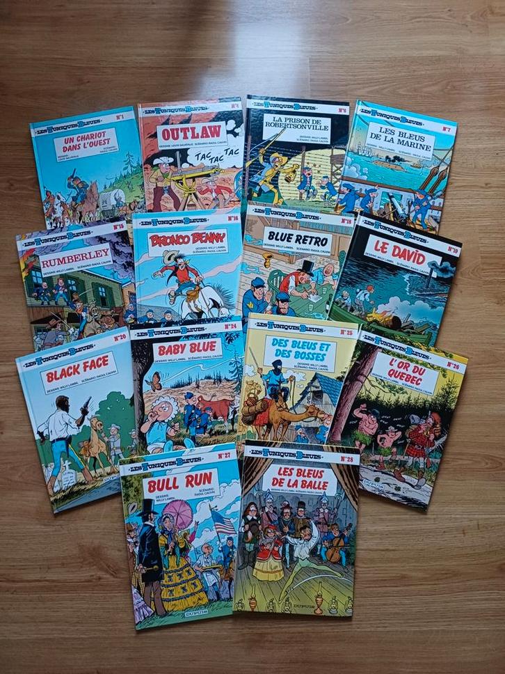 Bd les tuniques bleues, Boeken, Stripverhalen, Meerdere stripboeken, Ophalen of Verzenden