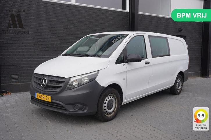 Mercedes-Benz Vito 114 CDI Extra Lang Dubbele Cabine EURO 6, Auto's, Bestelwagens en Lichte vracht, Bedrijf, ABS, Airconditioning