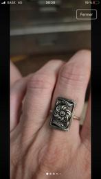 Bague ancienne art deco argent et marcassites, Bijoux, Sacs & Beauté, Enlèvement ou Envoi, Comme neuf, Argent, Argent