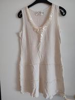 Robe, couleur écru, taille L, 100%coton naturelle, Kleding | Dames, Ophalen, Zo goed als nieuw