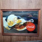 vintage coca cola spiegellijst, Verzamelen, Ophalen of Verzenden, Nieuw, Reclamebord