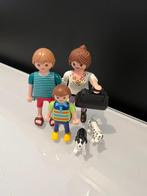 Playmobil - gezin met 2 hondjes, Ophalen, Gebruikt, Los Playmobil