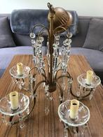 Lustre ancien en cristal "Val Saint Lambert", Ophalen