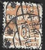 1 Postzegel Denemarken 1933 Cijfer, kroon en golven, Timbres & Monnaies, Timbres | Europe | Scandinavie, Enlèvement ou Envoi, Danemark
