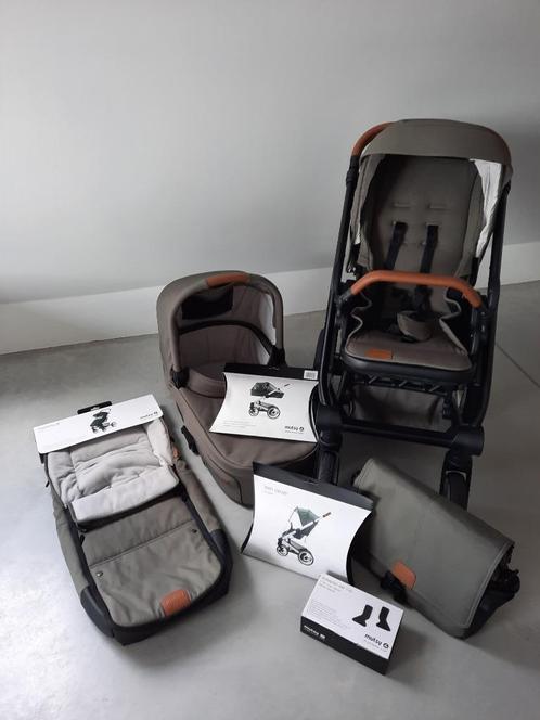 Mutsy Nio Kinderwagen (complete set), Kinderen en Baby's, Kinderwagens en Combinaties, Zo goed als nieuw, Kinderwagen, Mutsy, Met reiswieg