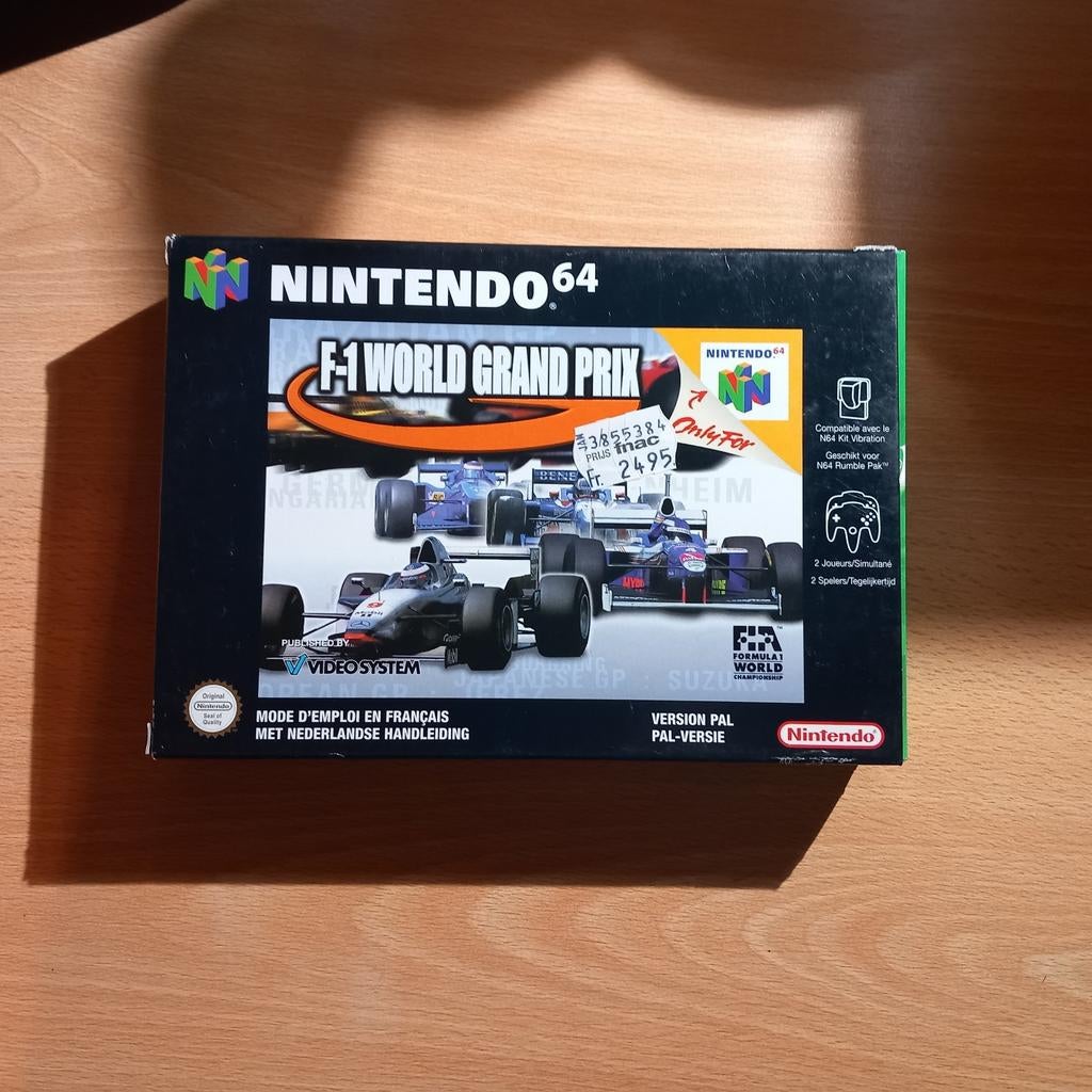 F-1 World Gran Prix Nintendo 64, Enlèvement ou Envoi, Comme neuf