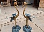 Vintage bronzen kraanvogels samen 50 eu, Ophalen of Verzenden