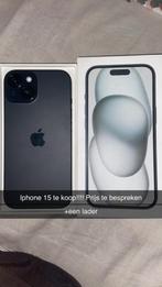 iPhone 15 te koop!! Zo goed als nieuw, Télécoms, Téléphonie mobile | Apple iPhone, Comme neuf, 128 GB, Noir, Enlèvement