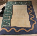 Vintage abstract tapijt (wol), 200 cm ou plus, 150 à 200 cm, Comme neuf, Rectangulaire