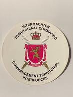 Sticker Intermachten Territoriaal Commando België Defensie, Verzamelen, Overige typen, Ophalen of Verzenden, Landmacht
