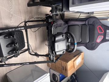 Logitech g29 met h shifter en race stoel, Enlèvement, Comme neuf, Volant ou Pédales, PlayStation 5