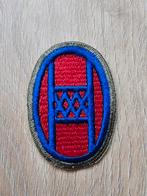 US WW2 30th Infantry division patch OD border Gemsco made, Ophalen of Verzenden