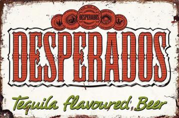 Reclamebord vintage Desperados - mancave poolhouse nieuw beschikbaar voor biedingen