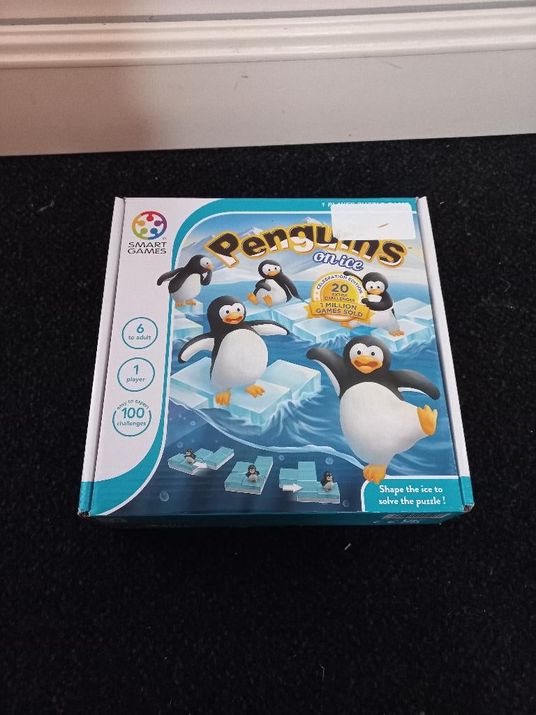 Smart games Penguins on ice, Kinderen en Baby's, Speelgoed | Educatief en Creatief, Zo goed als nieuw, Puzzelen, Ontdekken, Ophalen