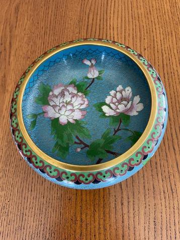 Vintage kom Chinese cloisonné  beschikbaar voor biedingen