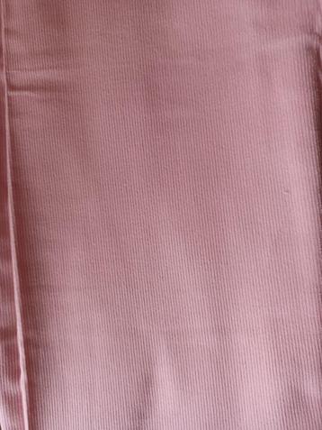 tissu velours rose